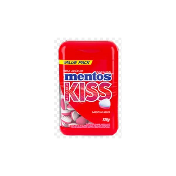 MENTOS KISS MORANGO - 150P / 105 G 
