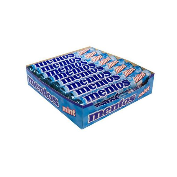 MENTOS STICK MINT 14 BALAS 600G (DP 16 X 37.5 G)