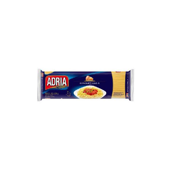 MACARRÃO ADRIA ESPAGUETINHO COM OVOS 500 G 