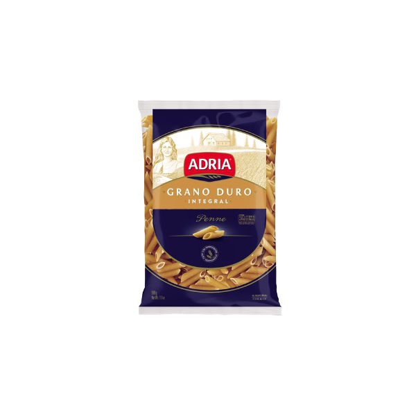 MACARRÃO ADRIA GRANO DURO PENNE INTEGRAL 500 G 