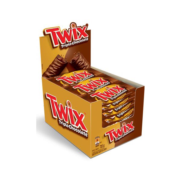 TWIX TRIPLO CHOCOLATE 720 G (DP 18X40 G)