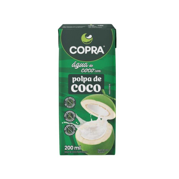 AGUA DE COCO COM POLPA DE COCO COPRA 200 ML