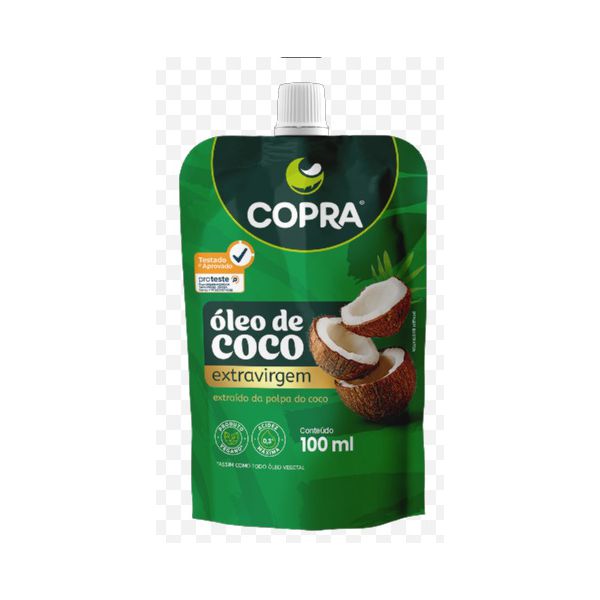 OLEO DE COCO EXTRA VIRGEM STAND POUCH COPRA 100 ML