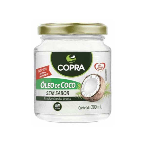 OLEO DE COCO SEM SABOR COPRA 200 ML