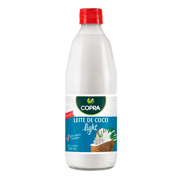 LEITE DE COCO LIGHT VIDRO 500 ML - COPRA