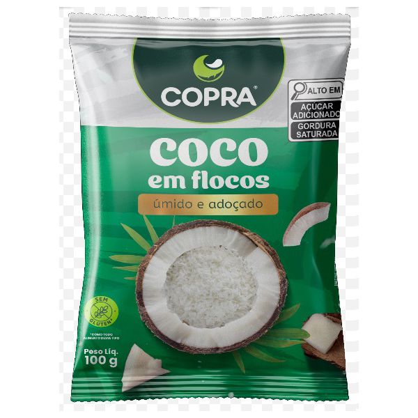 COCO FLOCOS UMIDO E ADOCADO 100 G - COPRA