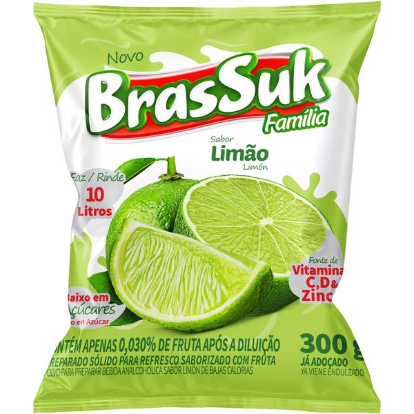 REFRESCO BRASSUK LIMÃO 300 G