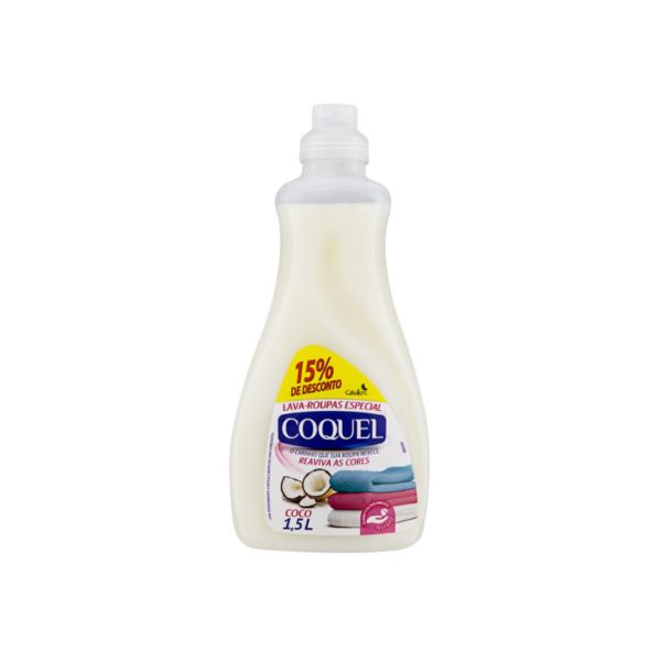 LAVA ROUPAS LIQUIDO COQUEL COCO 1.5 L C/ 10% DESCONTO (6575)