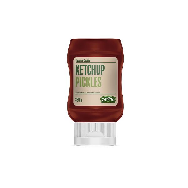 KETCHUP PICKLES SQUEEZE SABORES CEPERA 350 G (05651) 
