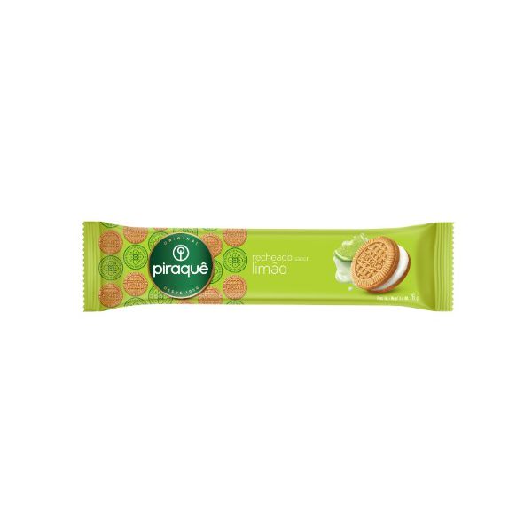 BISCOITO PIRAQUÊ RECHEADO LIMÃO 76 G (61316)