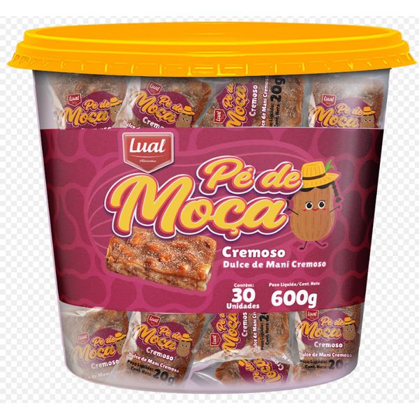 PÉ DE MOÇA LUAL 600 G ( POTE 30X20G )