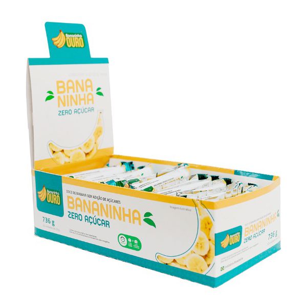 DOCE DE BANANA ZERO AÇUCAR 736 G ( 32X23G )