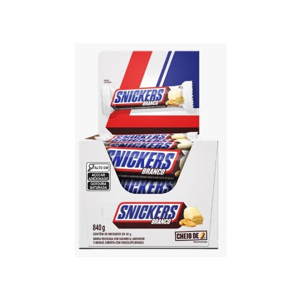 SNICKERS BRANCO 840 G (DP 20X42 G) 