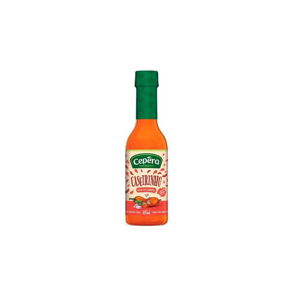 MOLHO DE PIMENTA CASEIRINHO CEPERA VIDRO 60 ML 