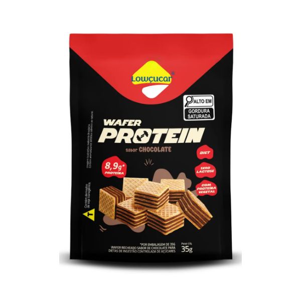 WAFER PROTEIN CHOCOLATE LOWÇUCAR 35 G 