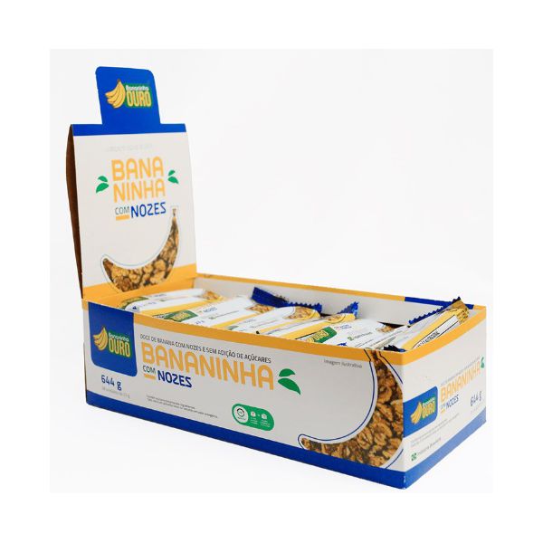 DOCE DE BANANA COM NOZES 644 G ( 28X23G )