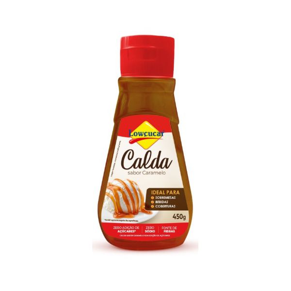 CALDA LOWÇUCAR ZERO SABOR CARAMELO 450 G 