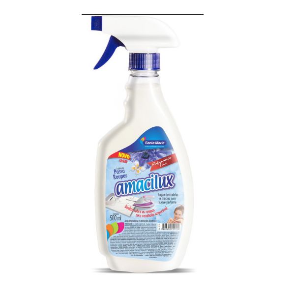 FACILITADOR DE PASSAR ROUPAS AMACILUX SPRAY 500 ML 