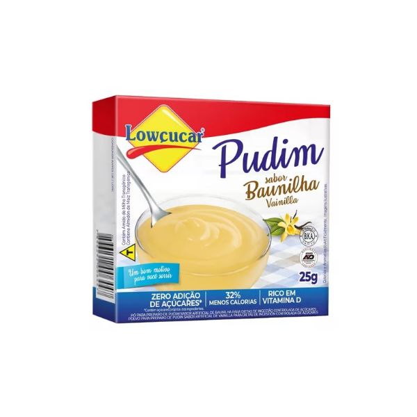 PUDIM LOWÇUCAR SABOR BAUNILHA ZERO 25 G (6072)