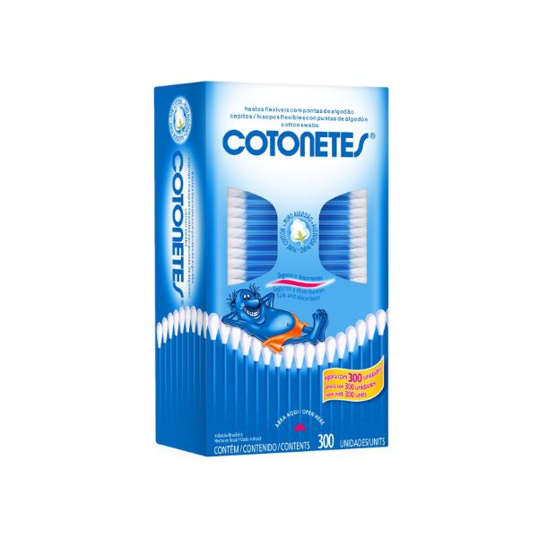 COTONETES JOHNSON'S COM 300 UNIDADES 