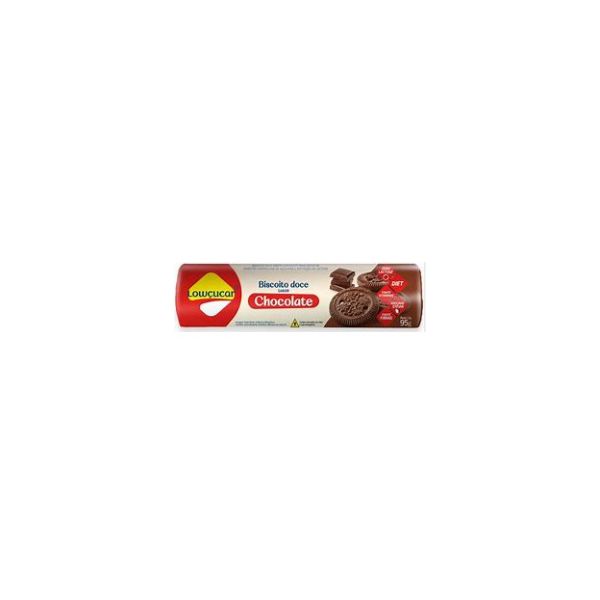 BISCOITO DOCE CHOCOLATE LOWÇUCAR ZERO AÇUCAR 95 G (0066)