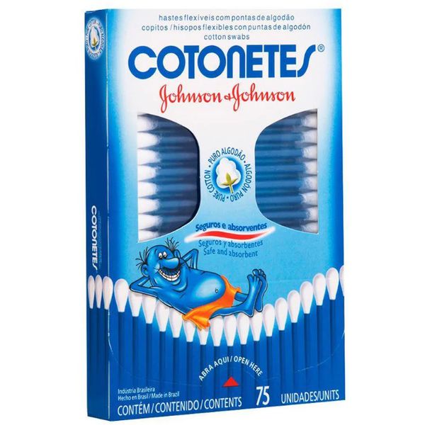 COTONETES JOHNSON'S COM 75 UNIDADES 
