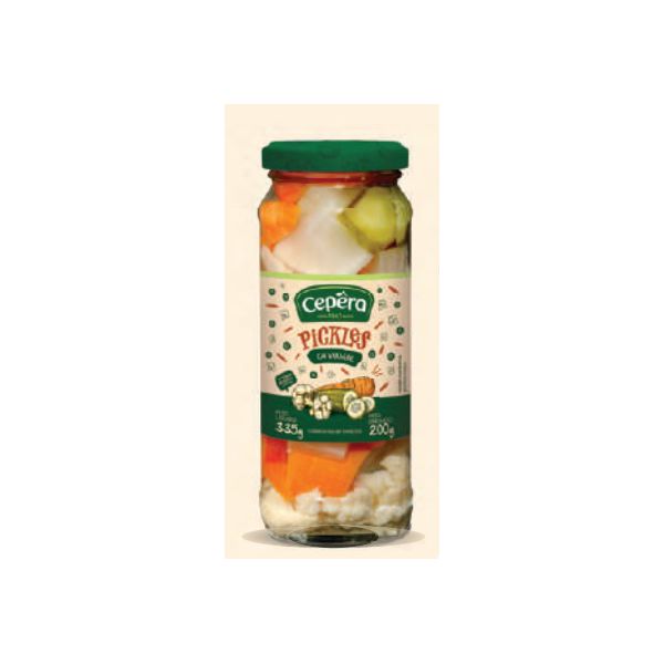 PICKLES EM CONSERVA CEPERA VIDRO 200 G (0274)