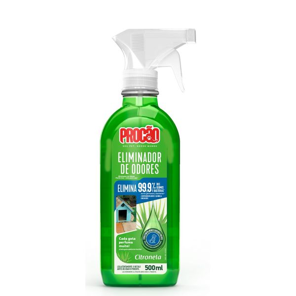 ELIMINADOR DE ODORES CITRONELA PROCAO 500 ML GATILHO 