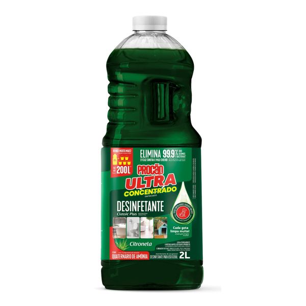 DESINFETANTE CLASSIC PLUS CONCENTRADO CITRONELA 2 LITROS 