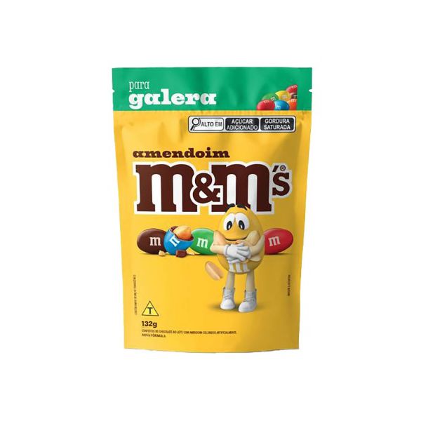 M&M'S AMENDOIM POUCH 132 G 