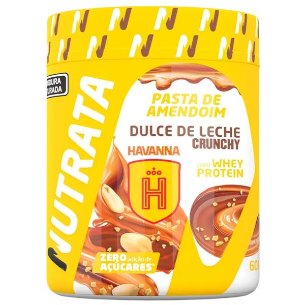 PASTA PROTEICA NUTRATA HAVANNA DOCE DE LEITE CRUNCH POTE 600G (7953)