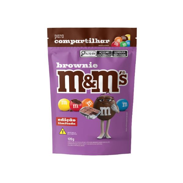 M&M'S BROWNIE POUCH 120 G ED. LIMITADA