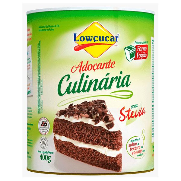 ADOÇANTE CULINARIA LOWÇUCAR POTE 400 G