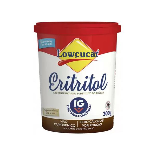 ADOÇANTE ERITRITOL LOWÇUCAR 300 G 