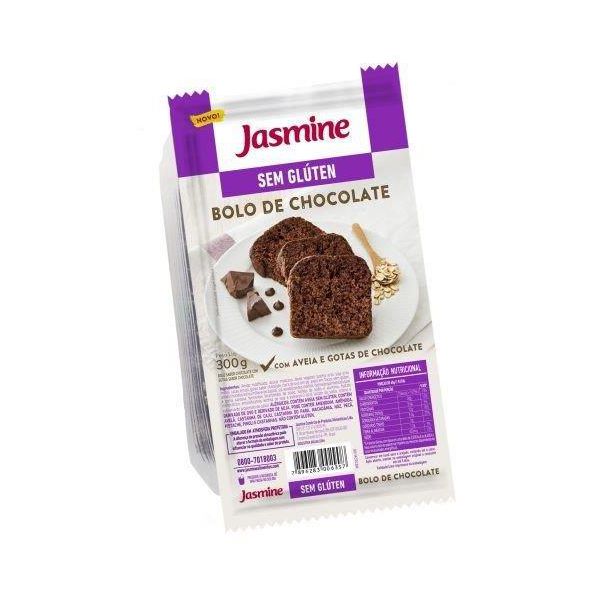 BOLO CHOCOLATE C/ AVEIA E GOTAS CHOC SEM GLUTEN JASMINE 300 G