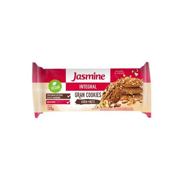 GRAN COOKIES AVEIA + NUTS INTEGRAL JASMINE 120 G 