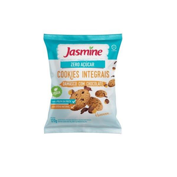 COOKIES DAMASCO C/ CHOCOLATE ZERO AÇUCAR JASMINE 120 G 