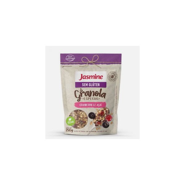 GRANOLA BERRIES SEM GLUTEN JASMINE 250 G 