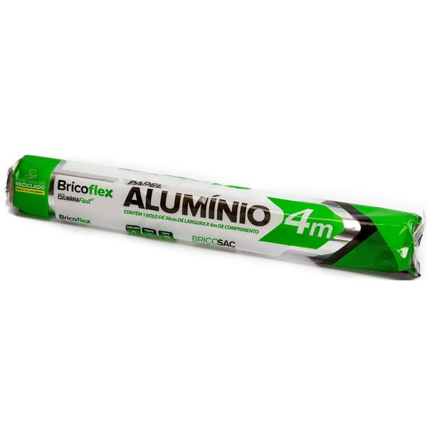 FOLHA DE ALUMINIO BRICOFLEX 30CM X 4M