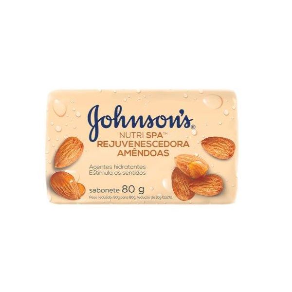 SABONETE J&J ADULTO AMENDOAS 80 G - (7409)