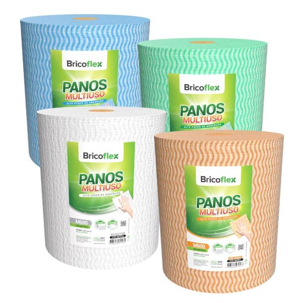 PANOS MULTIUSO BRICOFLEX M600 LARANJA 28CM X 50CM X 300M