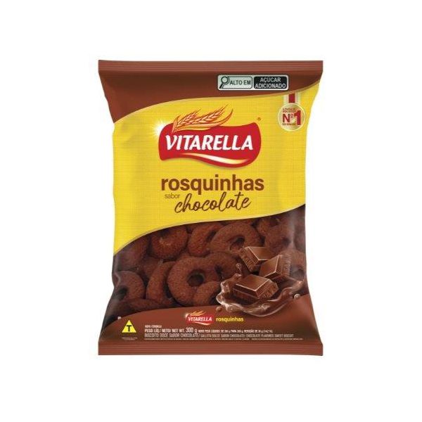 ROSQUINHA VITARELLA CHOCOLATE 300 G (4835)