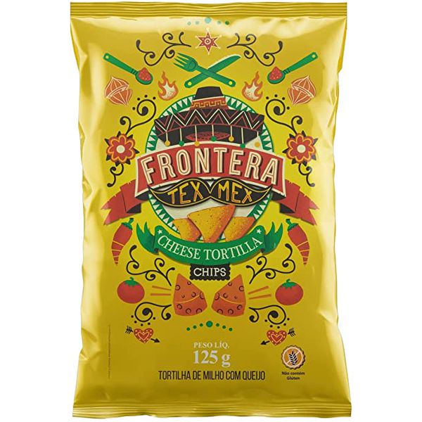 TORTILLA CHIPS QUEIJO 125 G FRONTERA