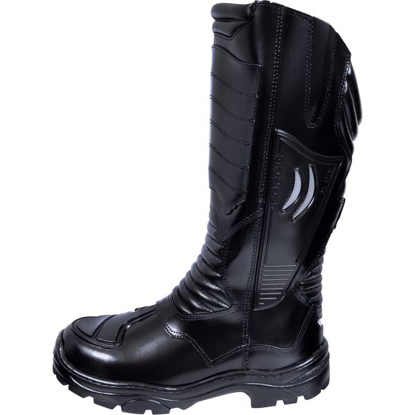 Bota Tática MOTOCICLISTA Force Mod. Premium Alto Brilho (CA)