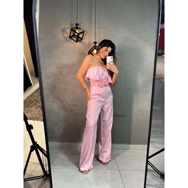 Macacão Daphne Rosa