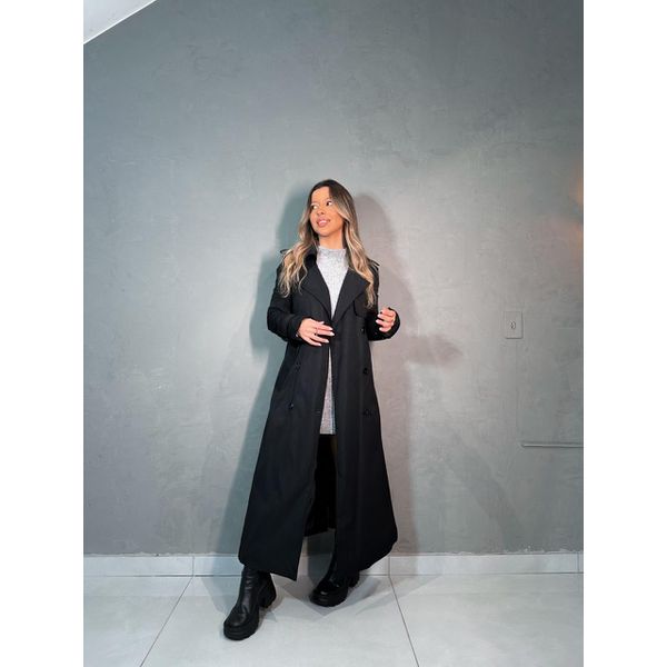 Trench Coat Luana Preto