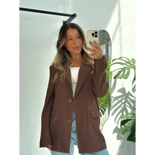 Blazer Daniela Marrom