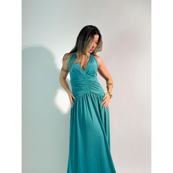 Vestido Antoneli Verde Esmeralda