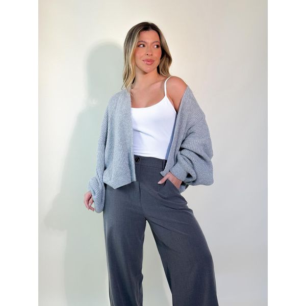 Cardigan Taila Cinza