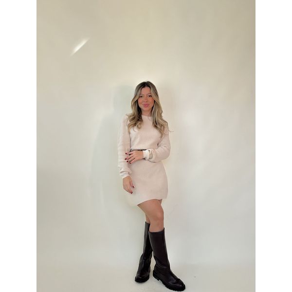 Vestido Melissa Bege 